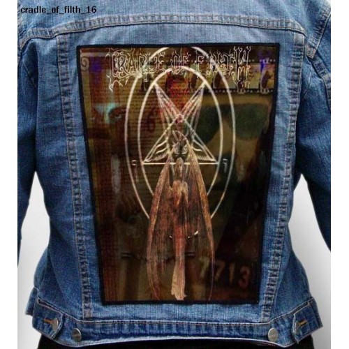 Cradle Of Filth Photo Quality Printed Back Patch King Of Patches