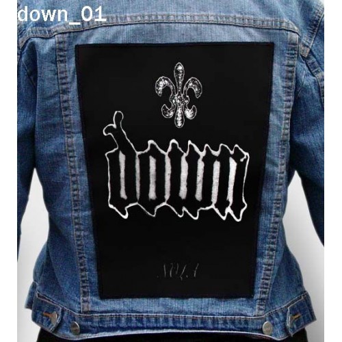 Down Photo Quality Printed Back Patch King Of Patches