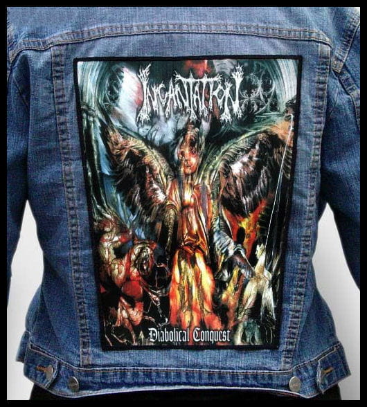 Incantation Diabolical Conquest Photo Quality Printed Back Patch