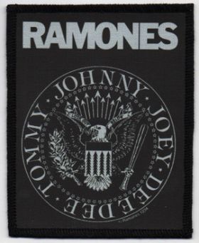 Ramones Logo Small Printed Patch King Of Patches