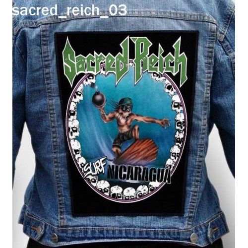 Sacred Reich 03 Photo Quality Printed Back Patch King Of Patches