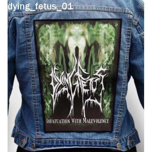 Dying Fetus 01 Photo Quality Printed Back Patch King Of Patches 