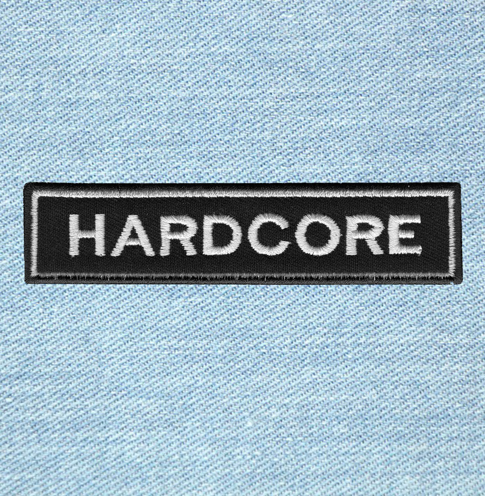 Hardcore Small Embroidery Patch King Of Patches 9418