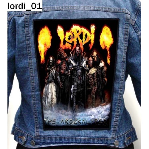 Lordi 01 Photo Quality Printed Back Patch King Of Patches