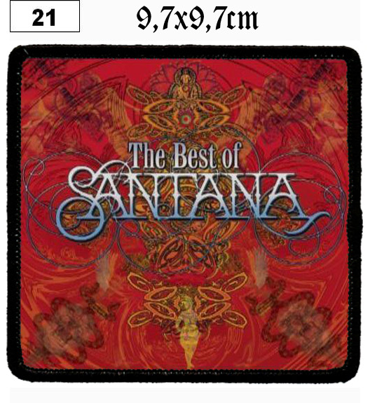 Santana The Best Of... (21) - Small Printed Patch - King Of Patches