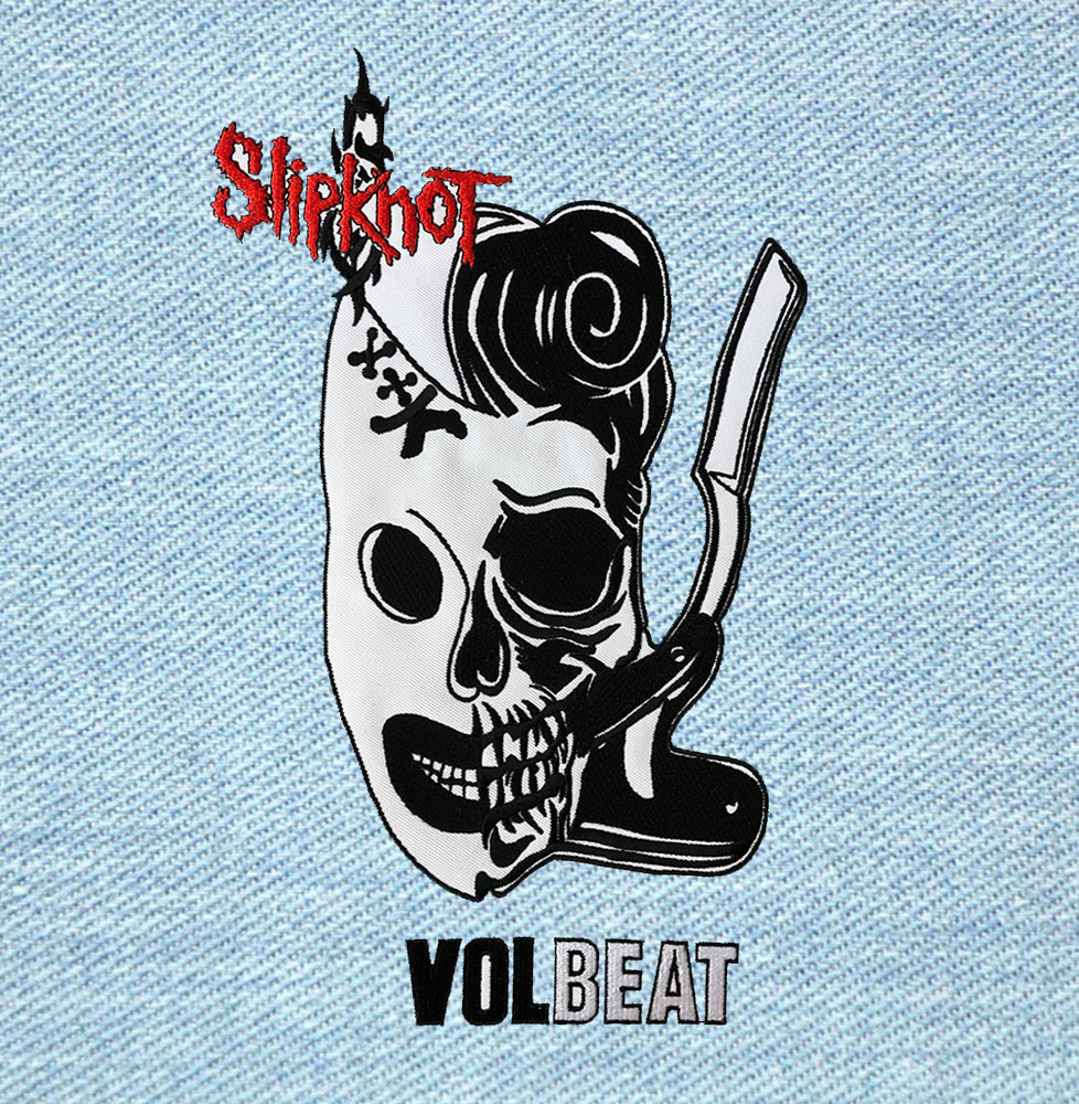 Slipknot Volbeat Small Embroidery Patch King Of Patches