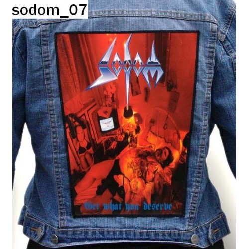 Sodom 07 Photo Quality Printed Back Patch King Of Patches