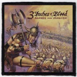 3 Inches Of Blood Aav - Small Printed Patch