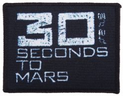 30 Seconds To Mars Logo 148586 1 - Small Printed Patch