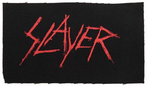Slayer New Logo Red 151359 1 - Small Printed Patch