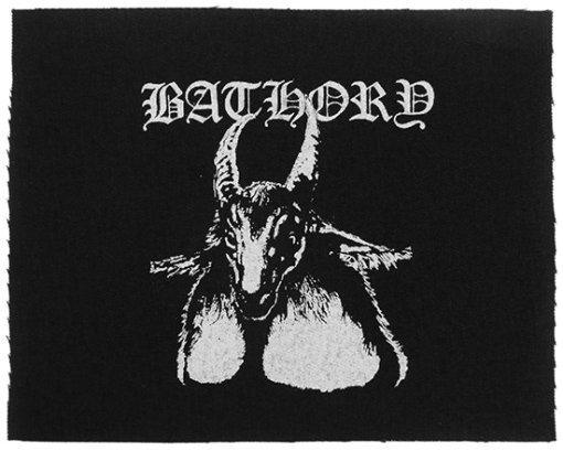 Bathory Goat 153225 1 - Small Printed Patch