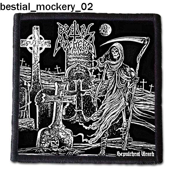 Bestial Mockery 02 - Small Printed Patch