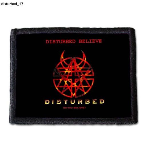 Disturbed 17 - Small Printed Patch