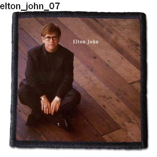 Elton John 07 - Small Printed Patch