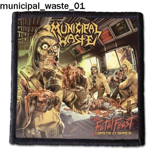 Municipal Waste 01 - Small Printed Patch