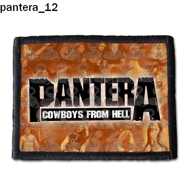 Pantera 12 - Small Printed Patch