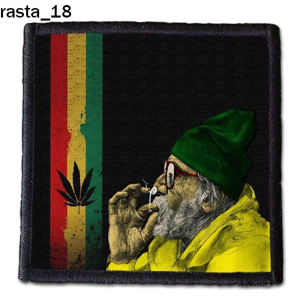 Rasta 18 - Small Printed Patch