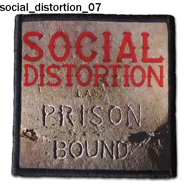 Social Distortion 07 - Small Printed Patch