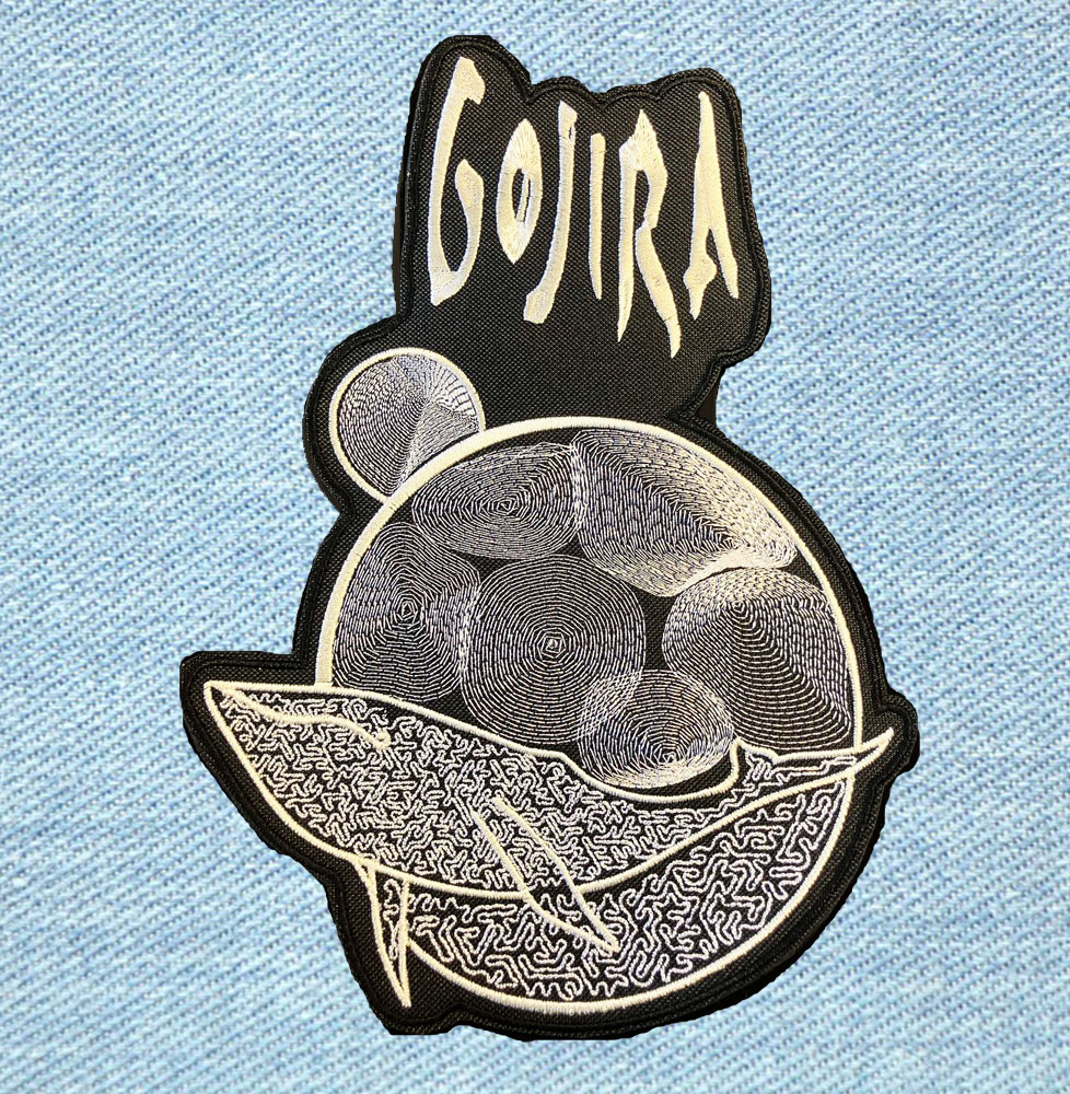 Gojira Whales - Small Embroidery Patch