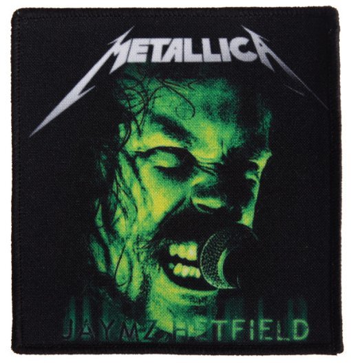 Metallica Jay Mz Hetfield 147401 1 - Small Printed Patch