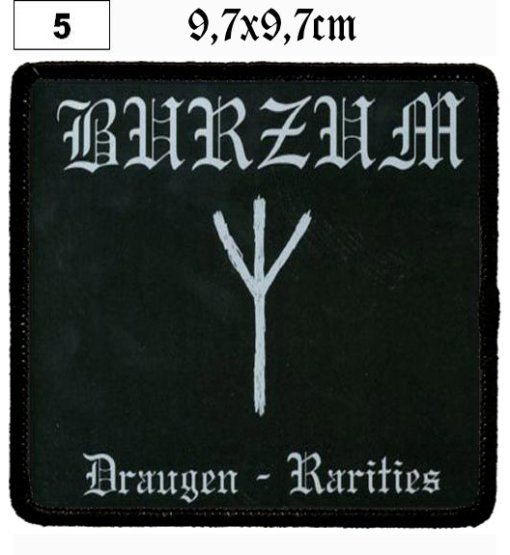 Burzum Draugen (05) - Small Printed Patch