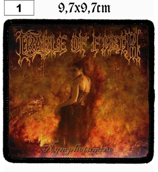 Cradle Of Filth Nymphetamine (01) - Small Printed Patch
