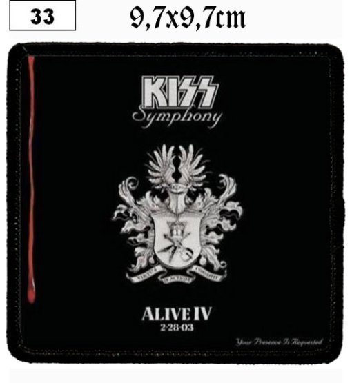 Kiss Alive Iv (33) - Small Printed Patch