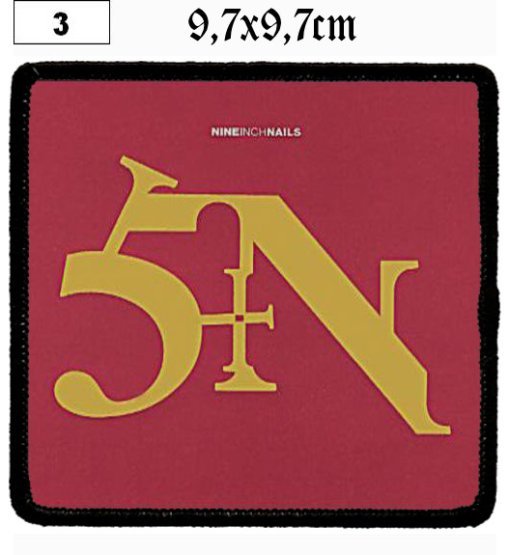 Nine Inch Nails Sin (03) - Small Printed Patch