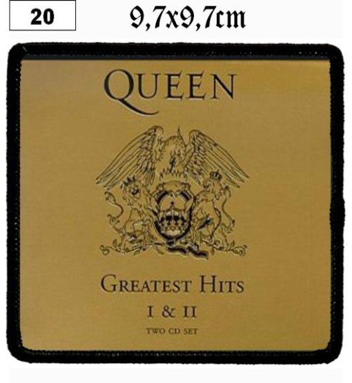 Queen Greatest Hits I & Ii (20) - Small Printed Patch