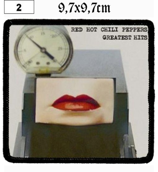 Red Hot Chilli Peppers Greatest Hits (02) - Small Printed Patch
