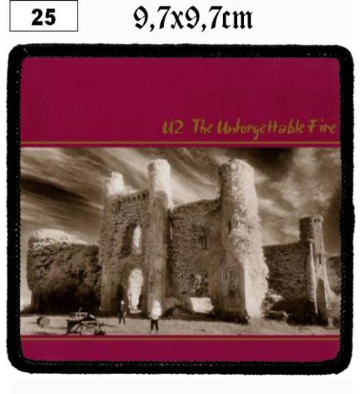 U2 The Unforgertable Fire (25) - Small Printed Patch