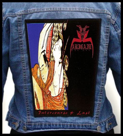 Abigail Intercourse & Lust - Photo Quality Printed Back Patch