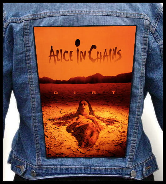 Alice In Chains Dirt - Photo Quality Printed Back Patch