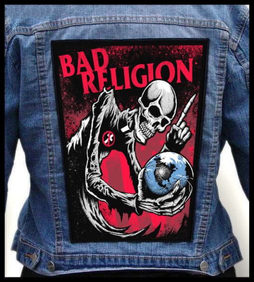 Bad Religion Skeleton - Photo Quality Printed Back Patch