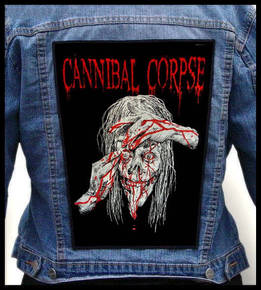 Cannibal Corpse Face - Photo Quality Printed Back Patch