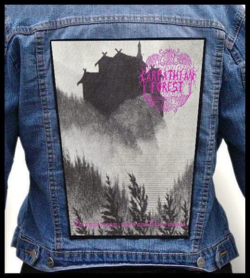 Carpathian Forest Through Chasm, Caves And Titan Woods - Photo Quality Printed Back Patch
