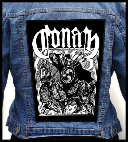 Conan Horseback Battle Hammer - Photo Quality Printed Back Patch