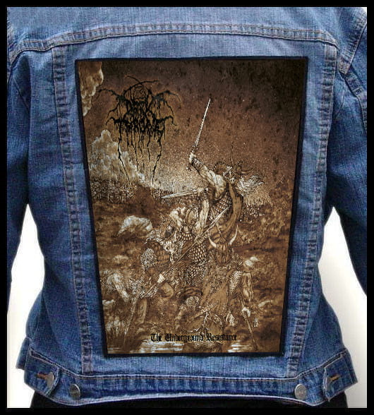 Darkthrone The Underground Resistance - Photo Quality Printed Back Patch