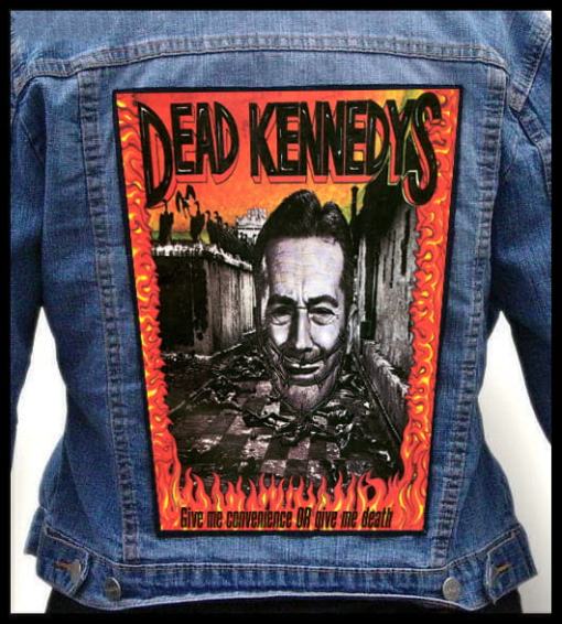 Dead Kennedys Give Me Convenience Or Give Me Death - Photo Quality Printed Back Patch