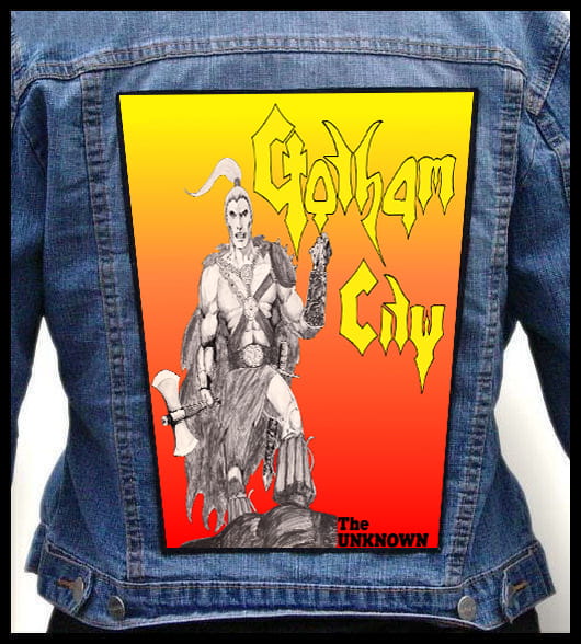 Gotham City The Unknown - Photo Quality Printed Back Patch