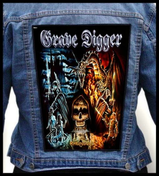Grave Digger Rheingold - Photo Quality Printed Back Patch