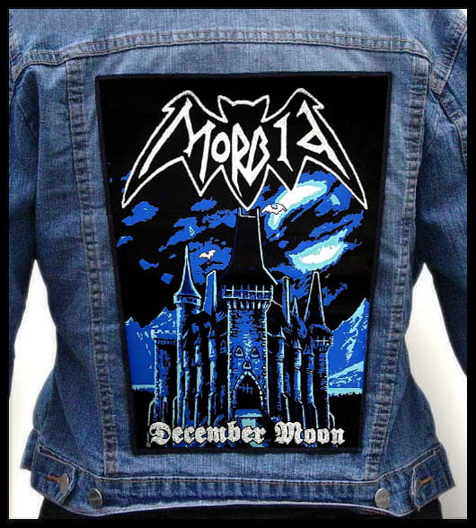 Morbid December Moon #2 - Photo Quality Printed Back Patch