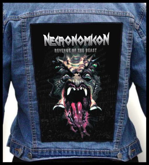 Necronomicon Revenge Of The Beast - Photo Quality Printed Back Patch