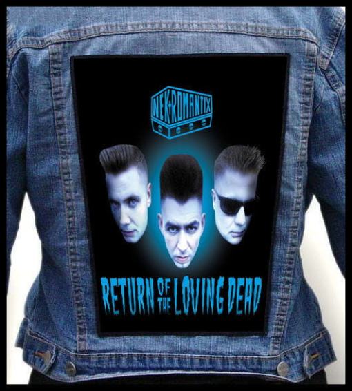 Nekromantix Return Of The Loving Dead - Photo Quality Printed Back Patch