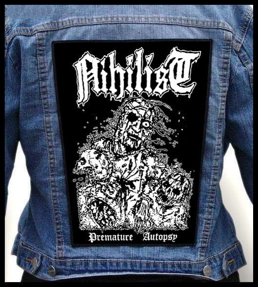 Nihilist Premature Autopsy - Photo Quality Printed Back Patch