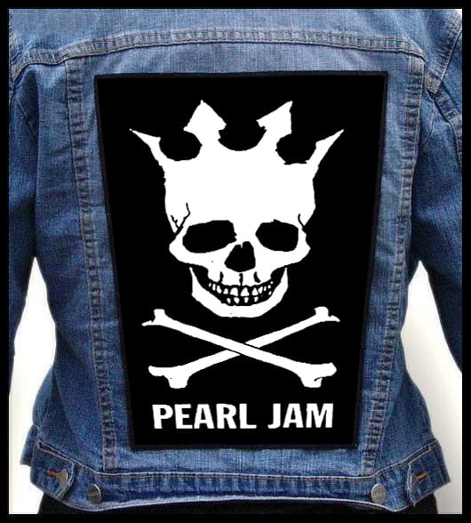 Pearl Jam Skull - Photo Quality Printed Back Patch