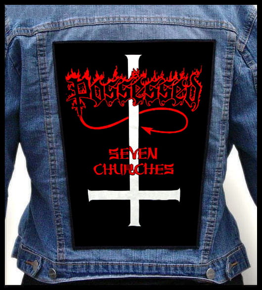 Possessed Seven Churches #2 - Photo Quality Printed Back Patch