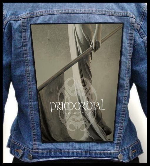 Primordial To The Nameless Dead - Photo Quality Printed Back Patch