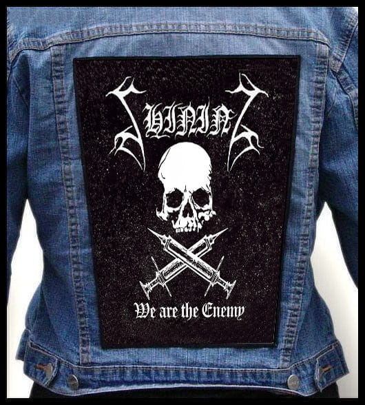 Shining We Are The Enemy - Photo Quality Printed Back Patch