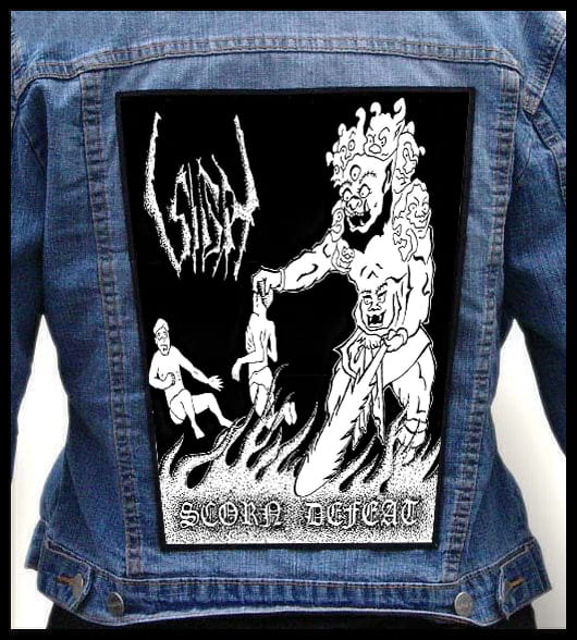 Sigh Scorn Defeat - Photo Quality Printed Back Patch